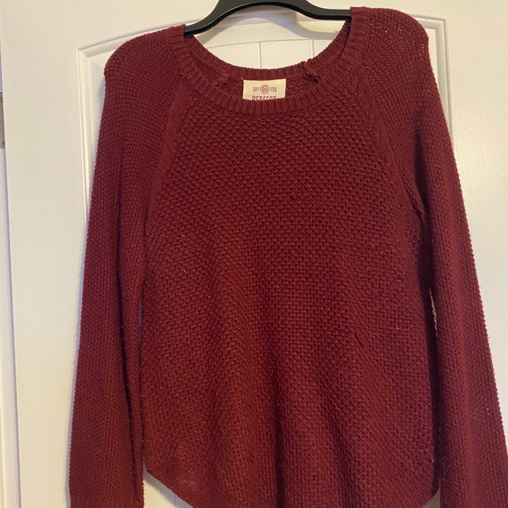 Scope neck sweater